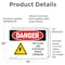 Signmission ARC Flash And Electrical Shock Danger Sign, Vinyl Decal, 14in W x 10in L, 2PK OS-2PACK-DS-D-1014-L-2236 - alternate 2
